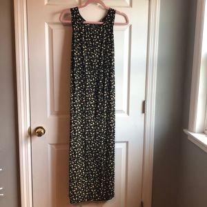 Vintage Flower Maxi Dress
